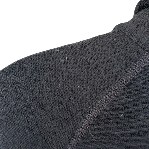 ibex Australian Merino Wool Full Zip Sweatshirt Jacket - W’s Size Small - Black - Picture 7 of 9
